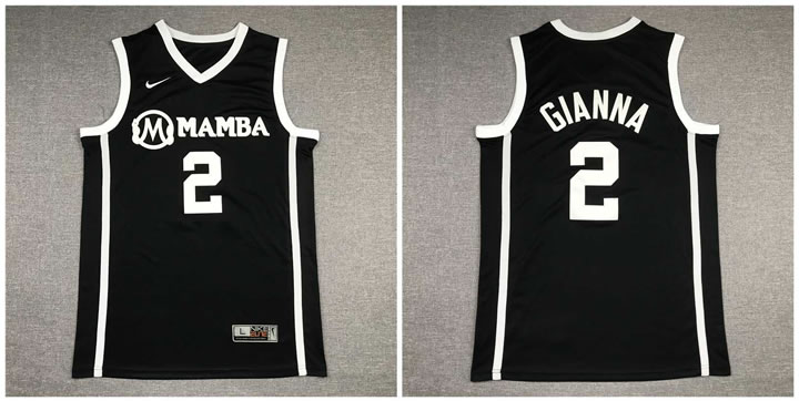 Mamba Gianna Maria 2 Black Kobe Bryant Daughter Stitched Basketball Jersey,We sell and wholesale Mamba Gianna Maria 2 Black Kobe Bryant Daughter Stitched Basketball Jersey on line form chian!